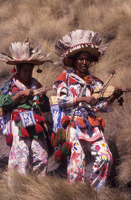 Músicos en una peregrinación